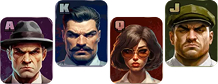 Wild Card Gang High-Paying Symbols Wild Card Gang High-Paying Symbols